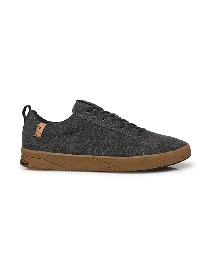 SAOLA Herren vegan Sneaker Herren Cannon Canvas 2.0 Dunkelgrau