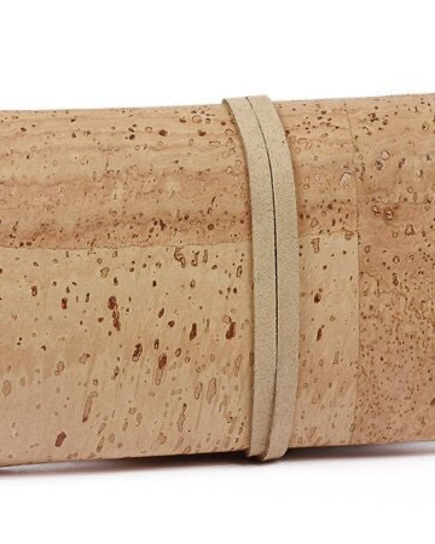 Simaru Tabaktasche aus robustem Kork / Korkstoff inkl. Fächern mit Band – Ansicht 3