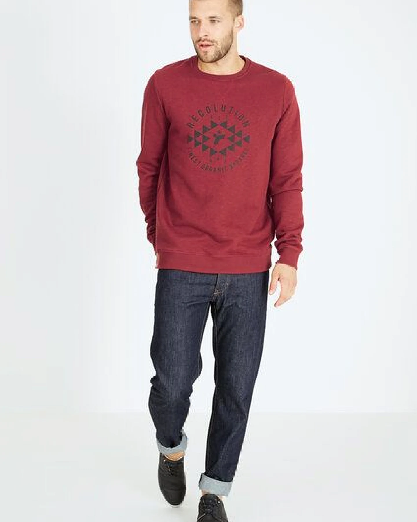 recolution Sweatshirt #RECO EST rot – Ansicht 3