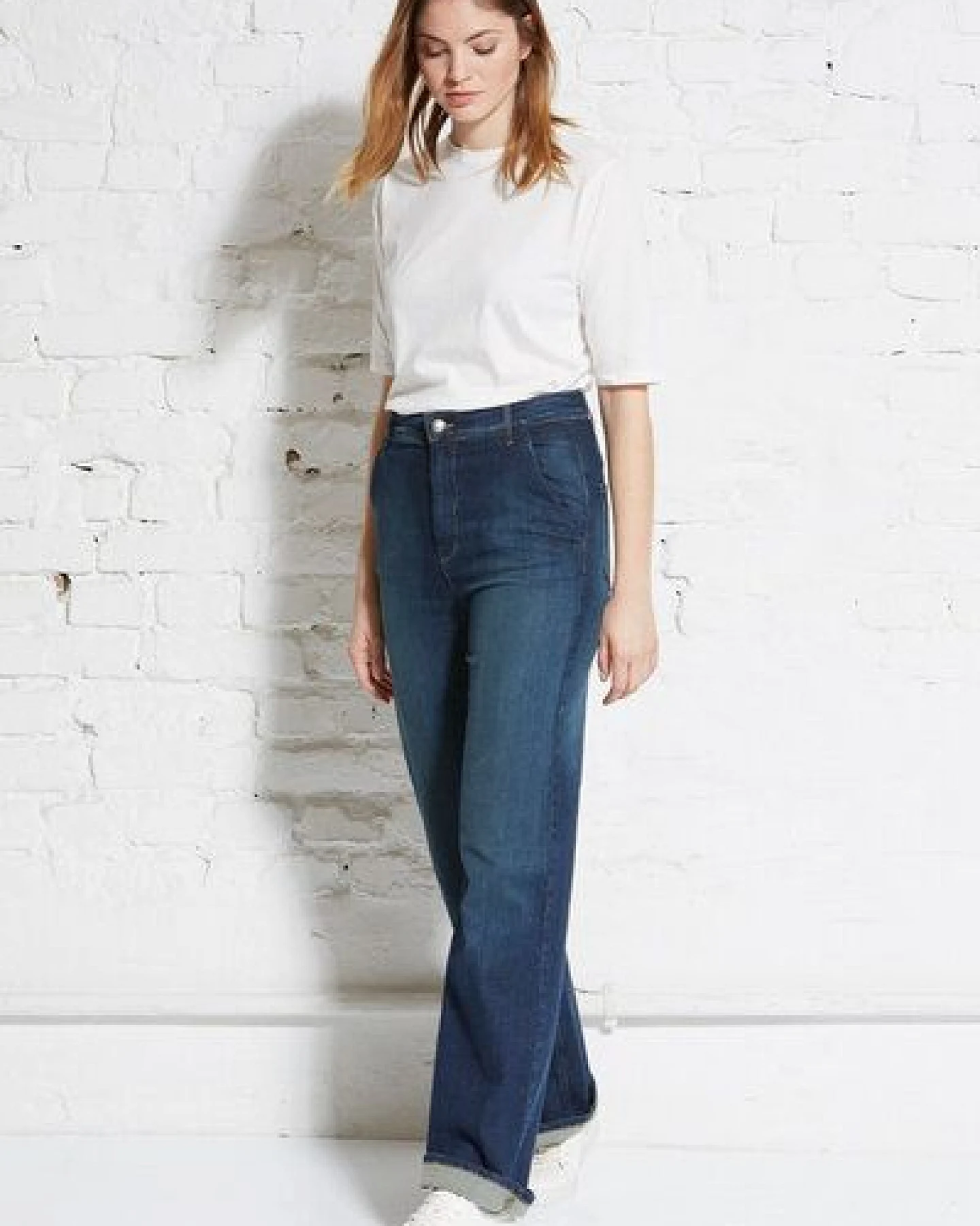Wunderwerk Damen T-Shirt aus Biobaumwolle und Modal "Metro core crew tee 1/2" – Ansicht 2