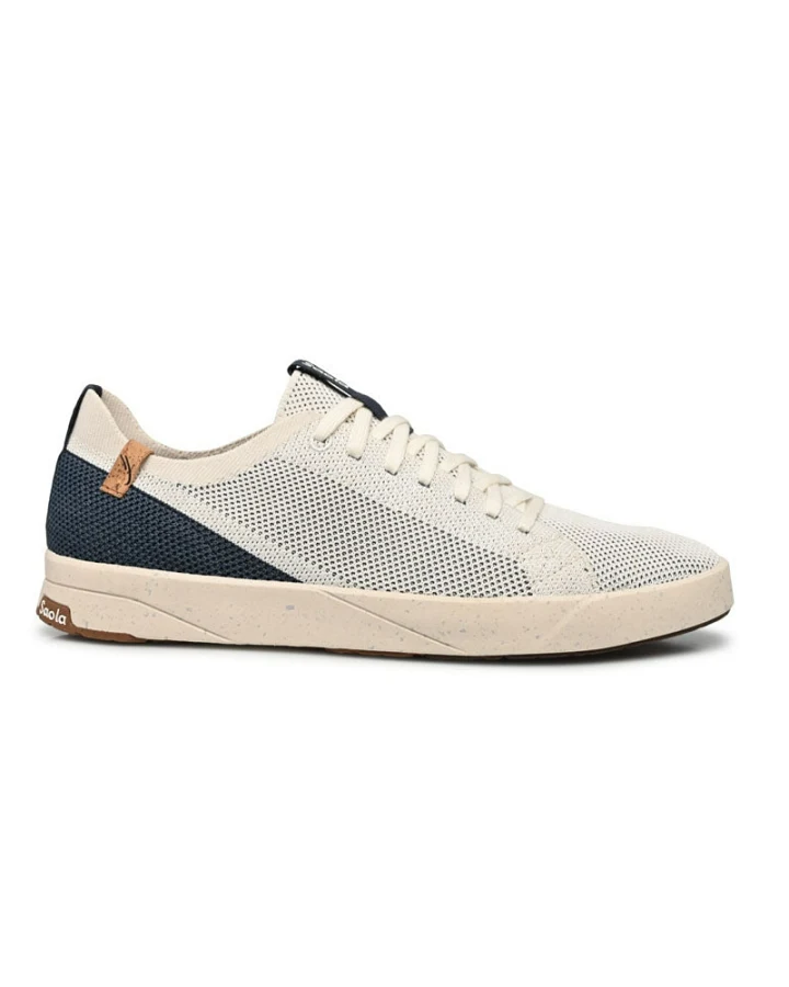 SAOLA Herren vegan Sneaker Herren Cannon Knit 2.0 Weiß / Navy