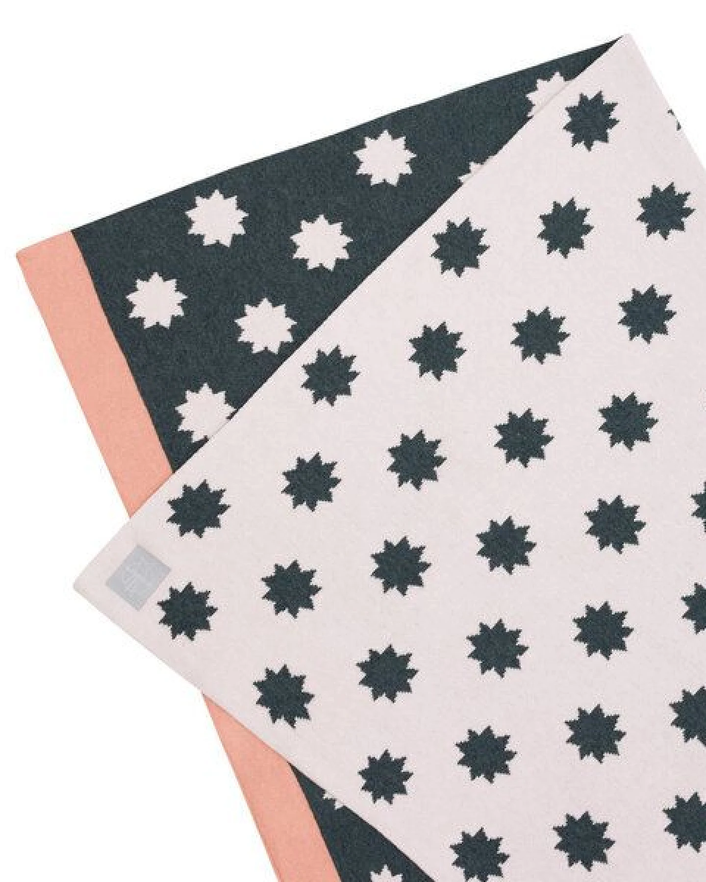 Lässig Babydecke Little Chums Stars Light Pink 100 % Bio-Baumwolle 70 x100 cm – Ansicht 2