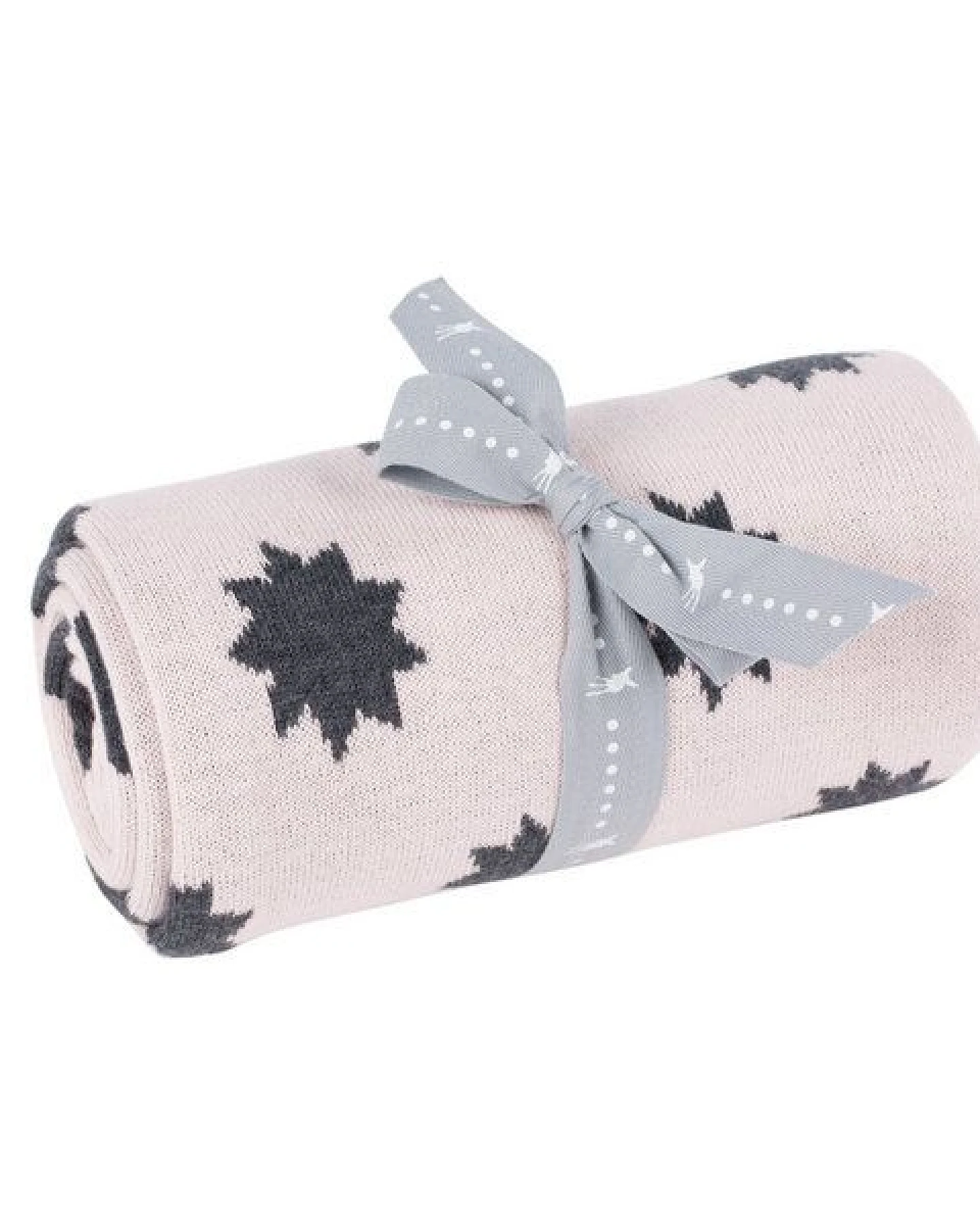 Lässig Babydecke Little Chums Stars Light Pink 100 % Bio-Baumwolle 70 x100 cm – Ansicht 3