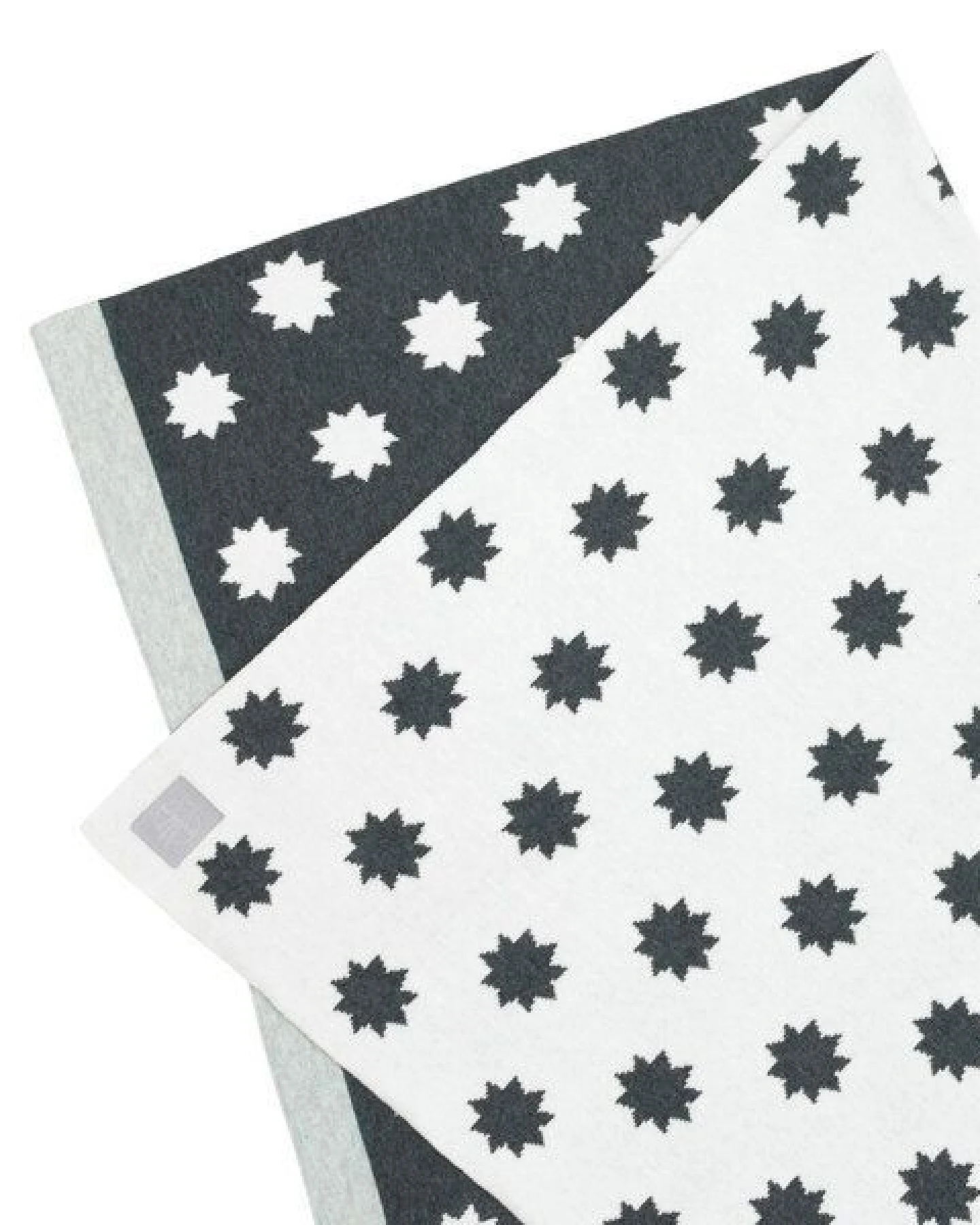 Lässig Babydecke Little Chums Stars White 100 % Bio-Baumwolle 70 x100 cm – Ansicht 2