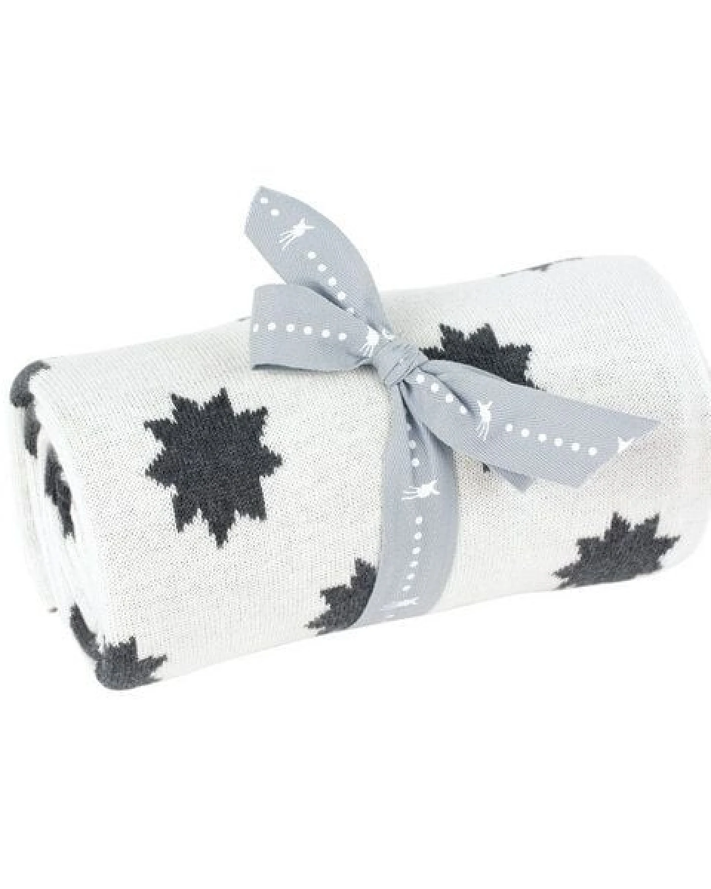 Lässig Babydecke Little Chums Stars White 100 % Bio-Baumwolle 70 x100 cm – Ansicht 3