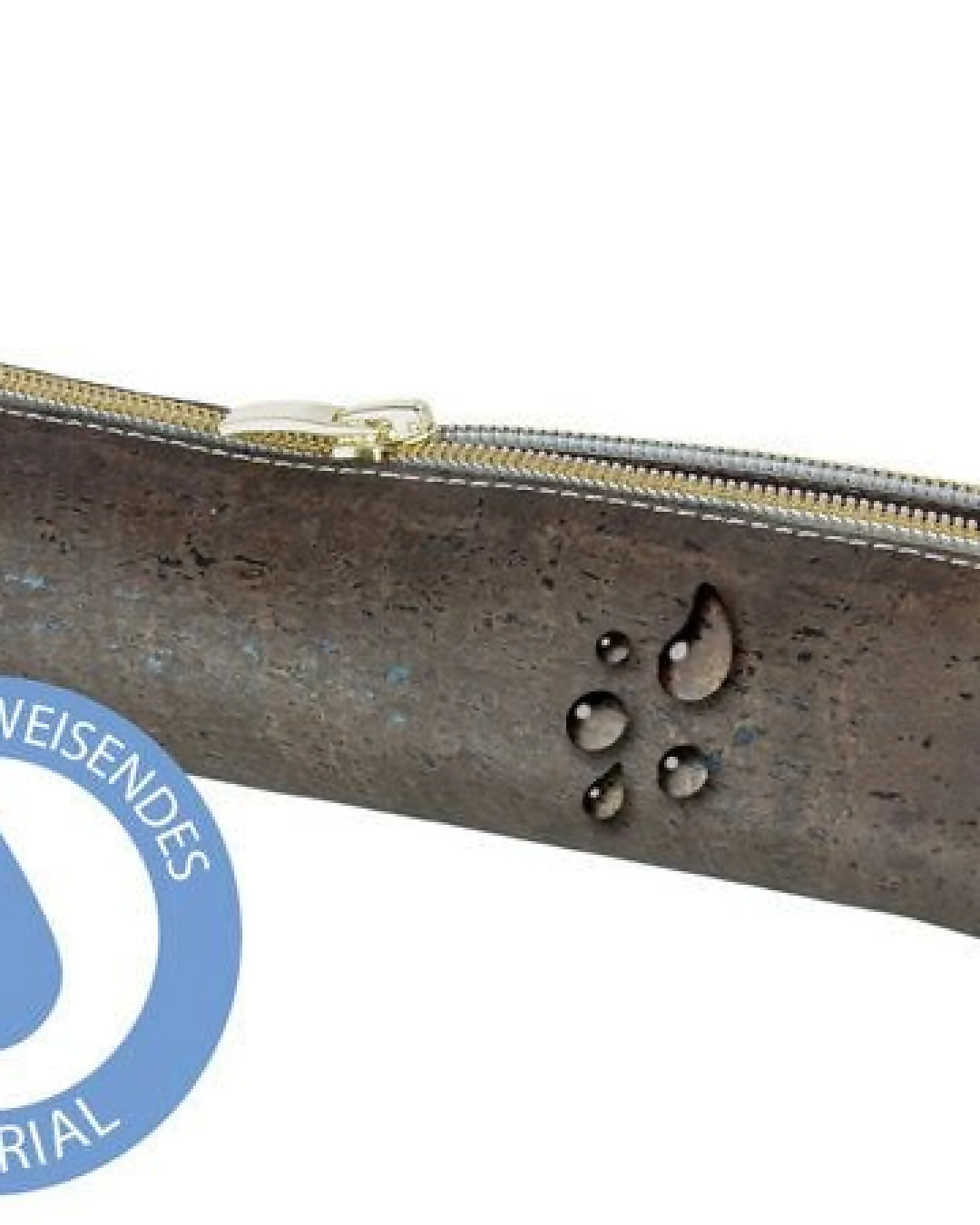 Simaru Federmäppchen / Federtasche aus Kork, Schlampermäppchen braun – Ansicht 2