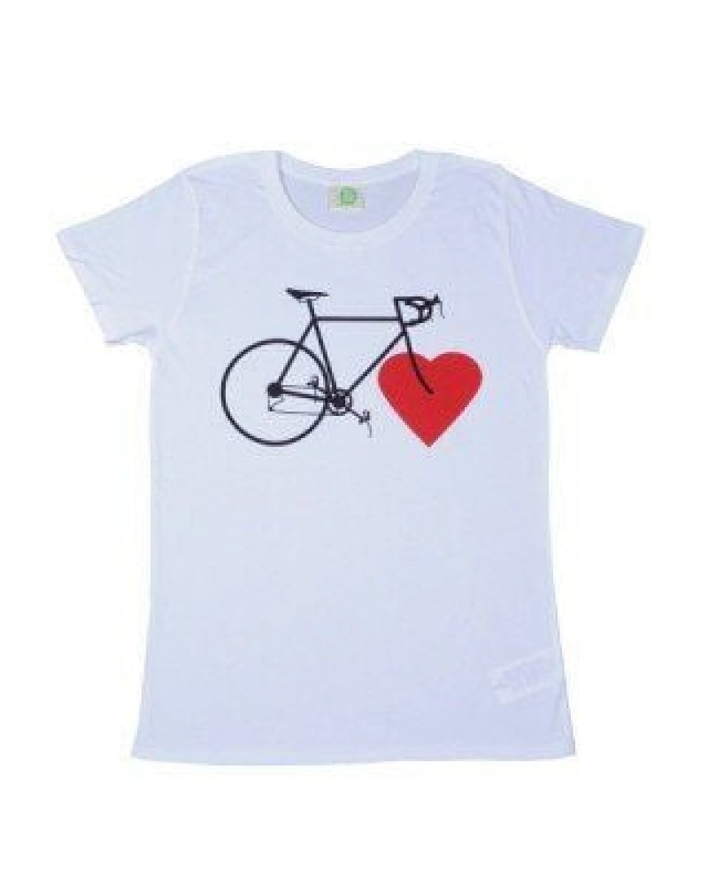 nicegreenstuff BIKE LOVE (girls eco-shirt white) – Ansicht 2