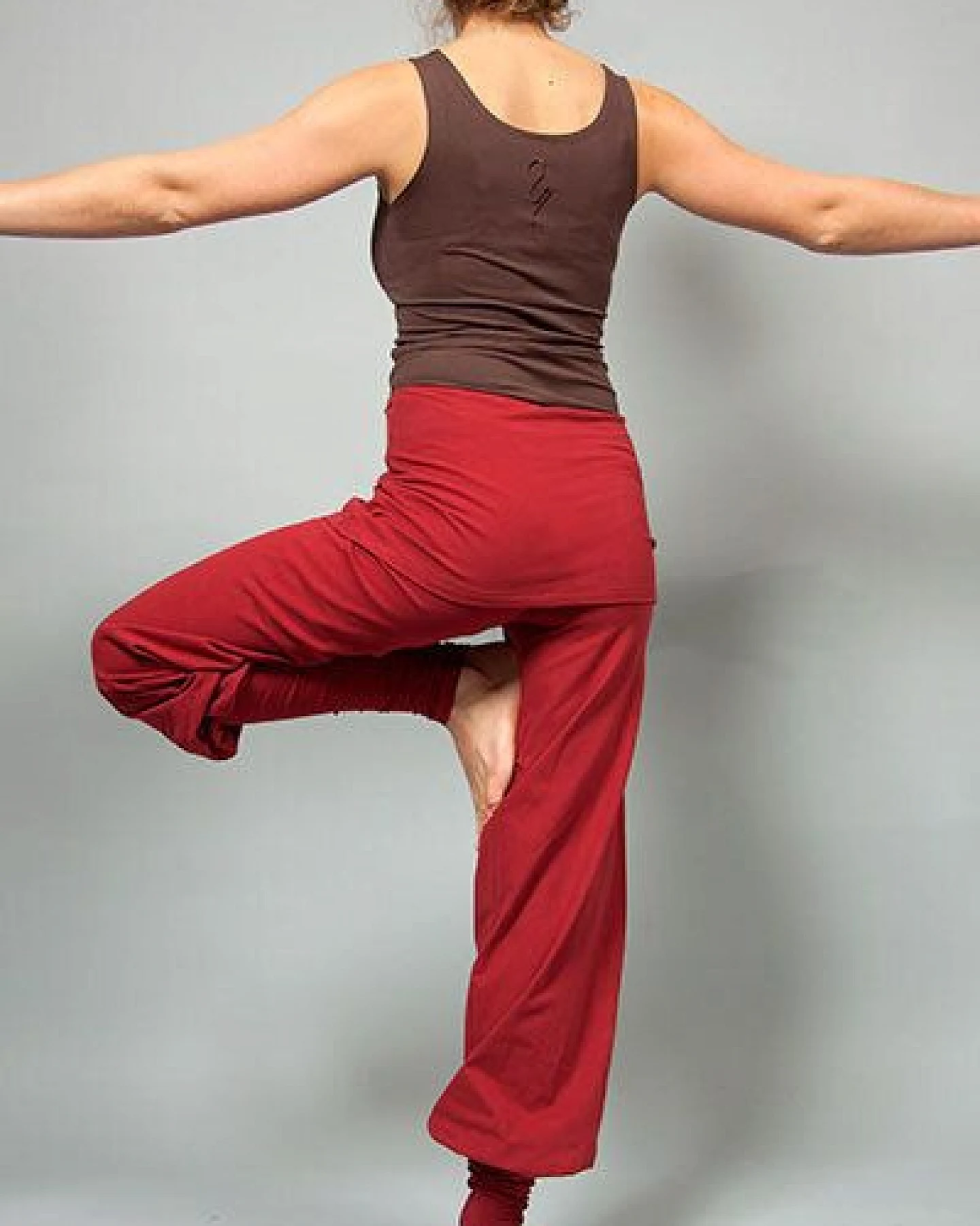 Breath of Fire Sohang Yogahose Bordeaux – Ansicht 2