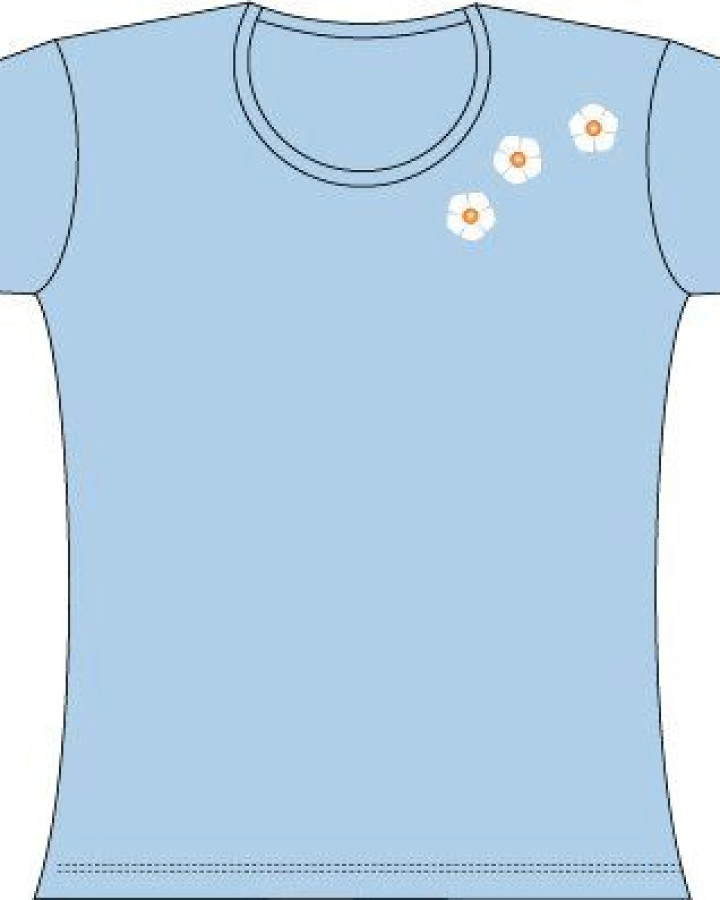 T-Shirtladen-Marktstrasse GmbH Koi Girl-T-Shirt – Ansicht 2