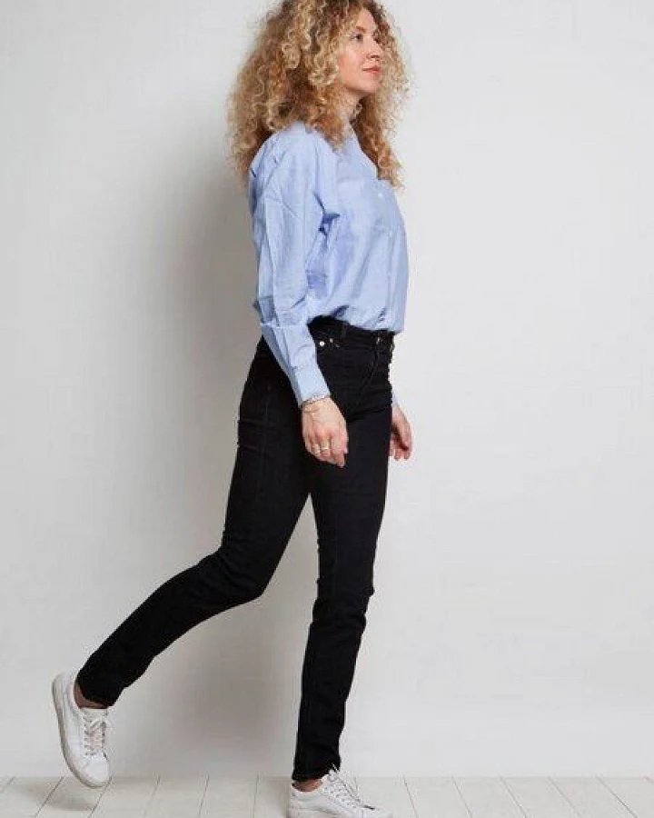 MUD Jeans Jeans Straight Fit - Swan - Strong Blue