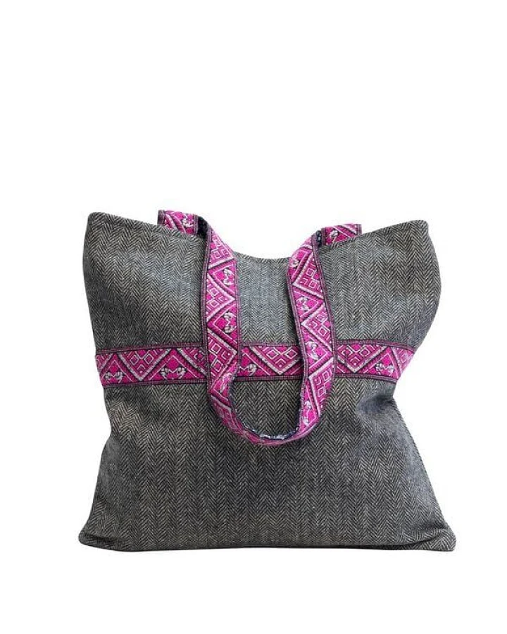 manbefair TWEED SHOPPER CELINE grau