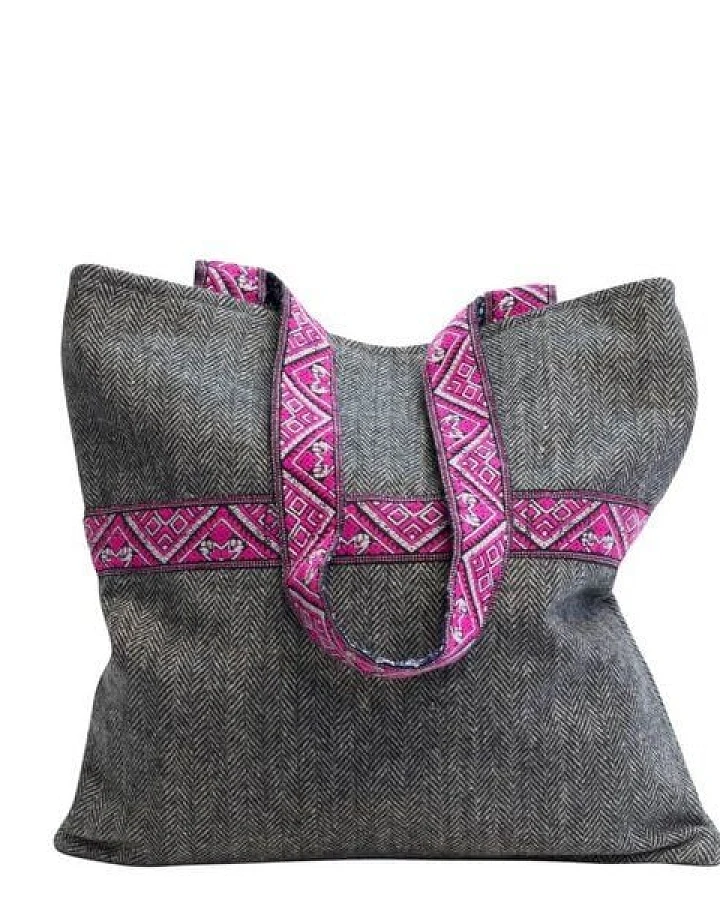 manbefair TWEED SHOPPER CELINE grau
