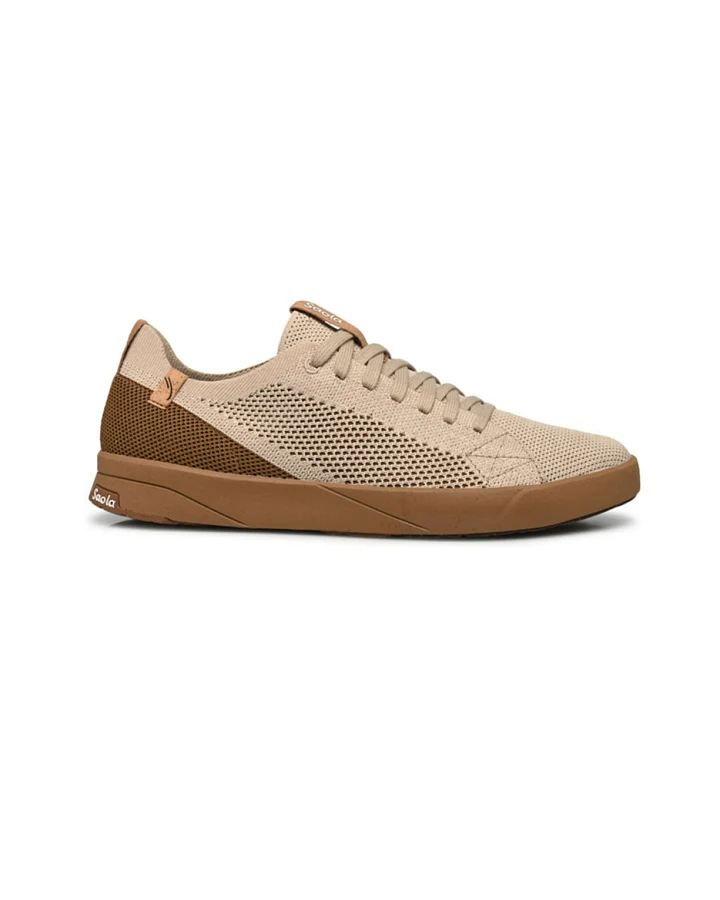 SAOLA Herren vegan Sneaker Herren Cannon Knit 2.0 Cashew
