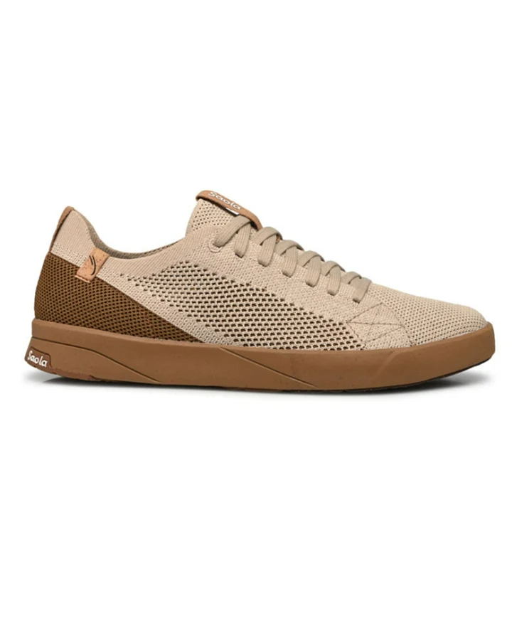 SAOLA Herren vegan Sneaker Herren Cannon Knit 2.0 Cashew