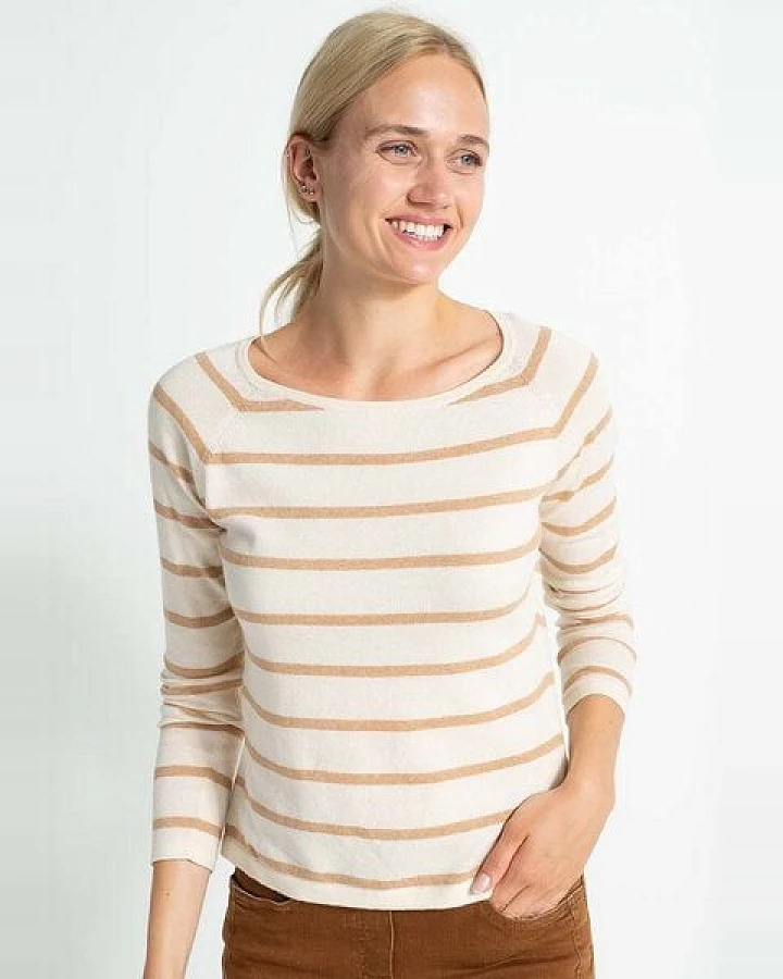 Alma & Lovis Pullover aus farbig gewachsener Bio-Baumwolle