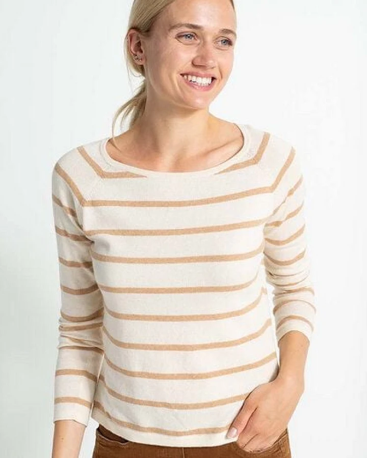 Alma & Lovis Pullover aus farbig gewachsener Bio-Baumwolle