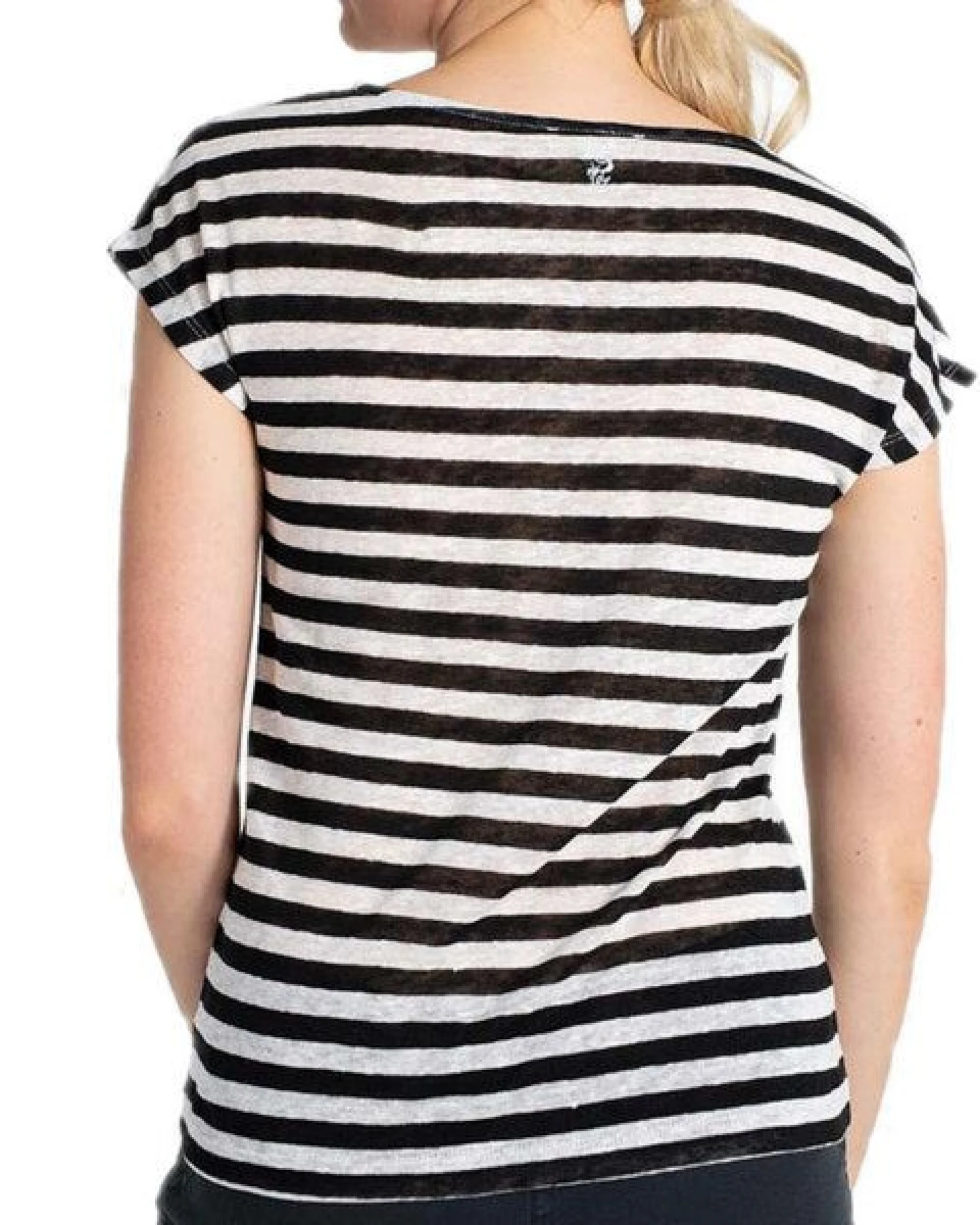 Alma & Lovis Ringel-Shirt aus Leinen – Ansicht 4