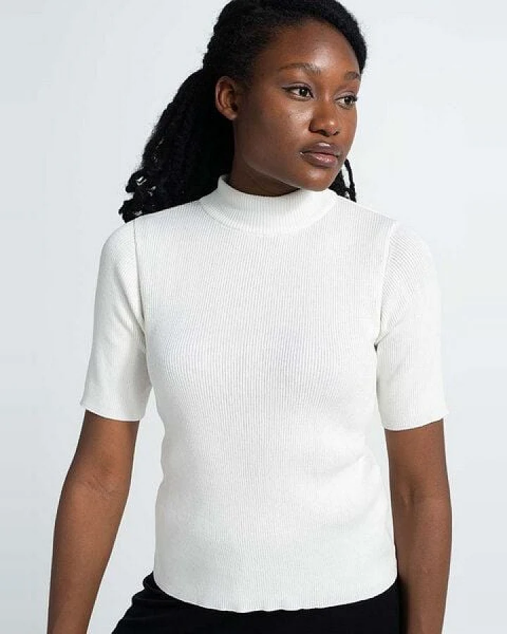 Alma & Lovis Rollkragen-Pullover aus Bio-Baumwolle