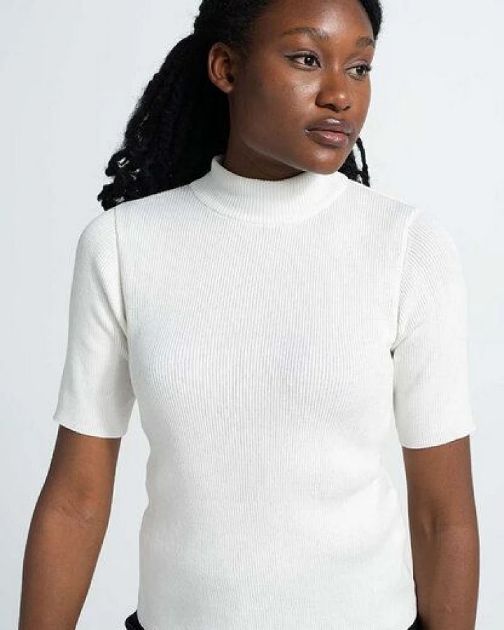 Alma & Lovis Rollkragen-Pullover aus Bio-Baumwolle