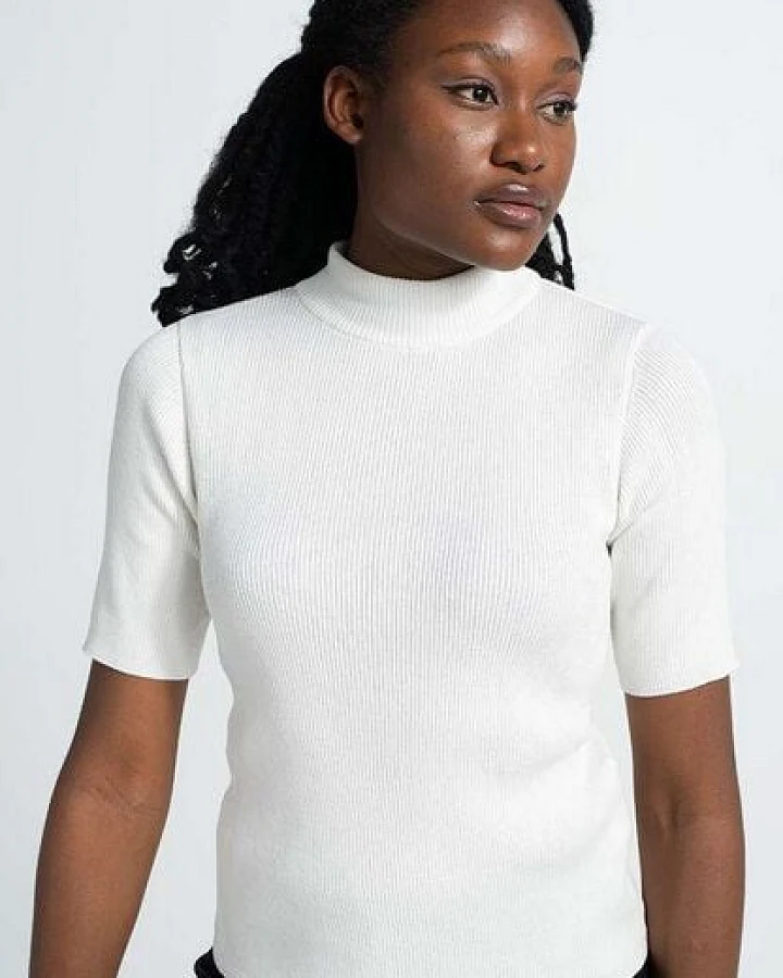 Alma & Lovis Rollkragen-Pullover aus Bio-Baumwolle