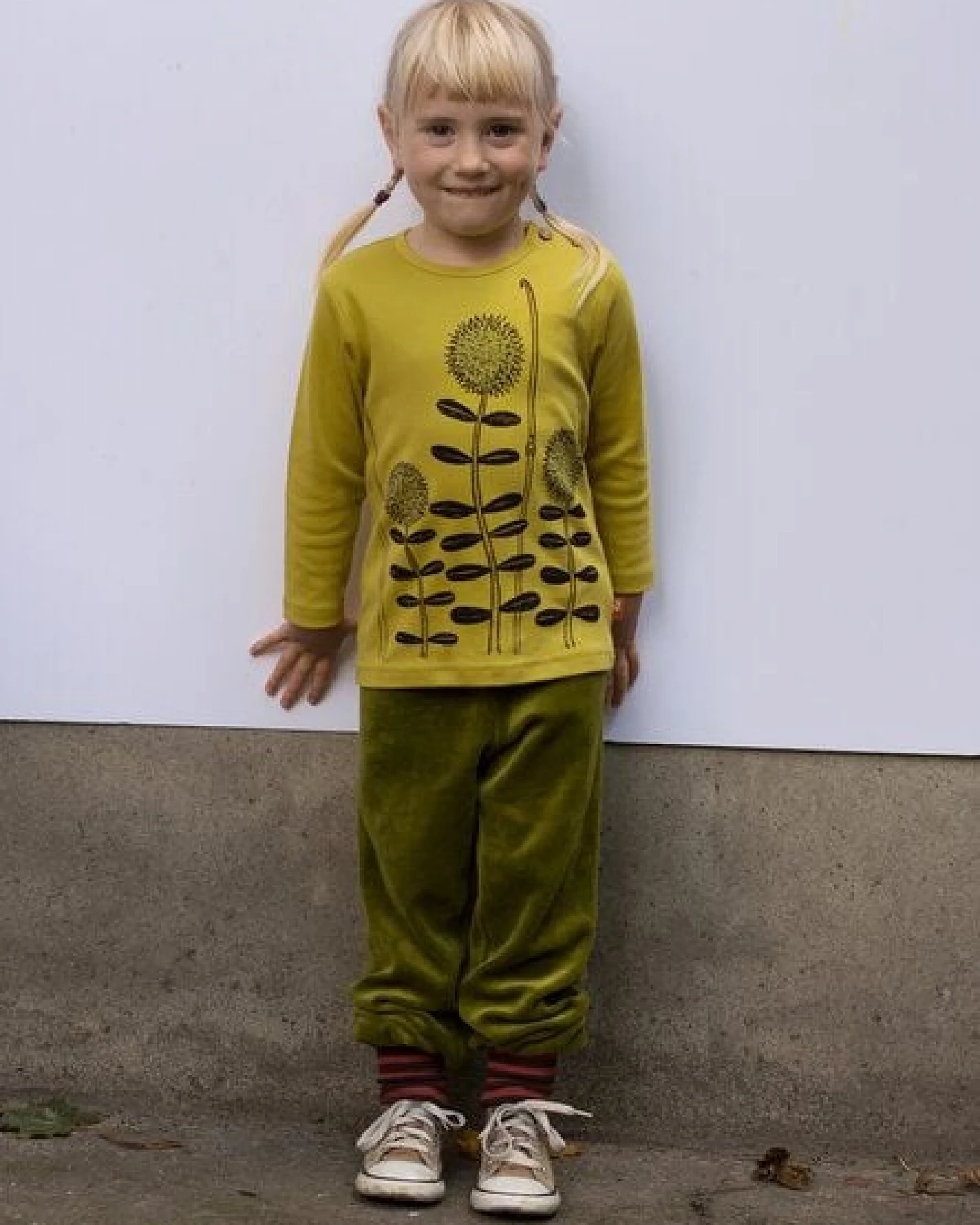 Cmig Waldblumen Langarmshirt für Kinder – Ansicht 4