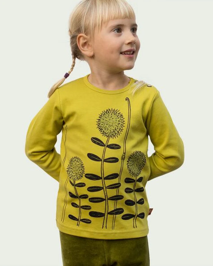 Cmig Waldblumen Langarmshirt für Kinder