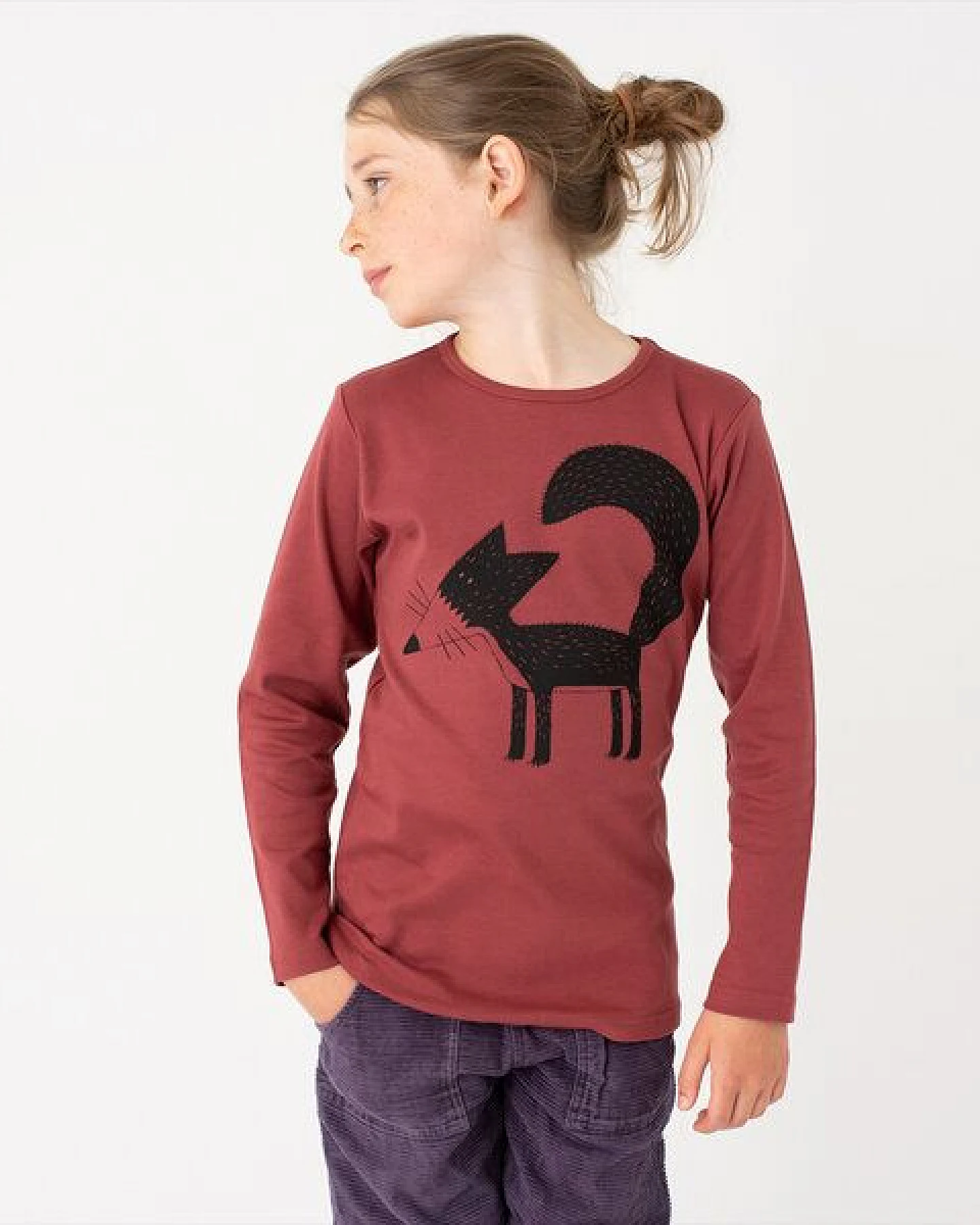 Cmig Franzi Fuchs Langarmshirt für Kinder – Ansicht 2