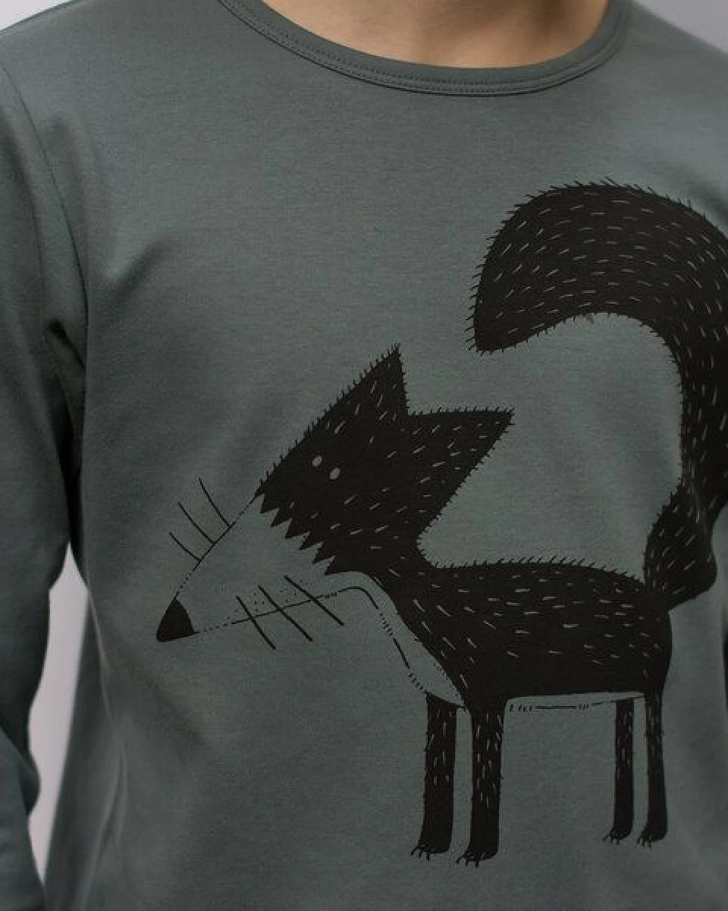 Cmig Franzi Fuchs Langarmshirt für Kinder – Ansicht 2