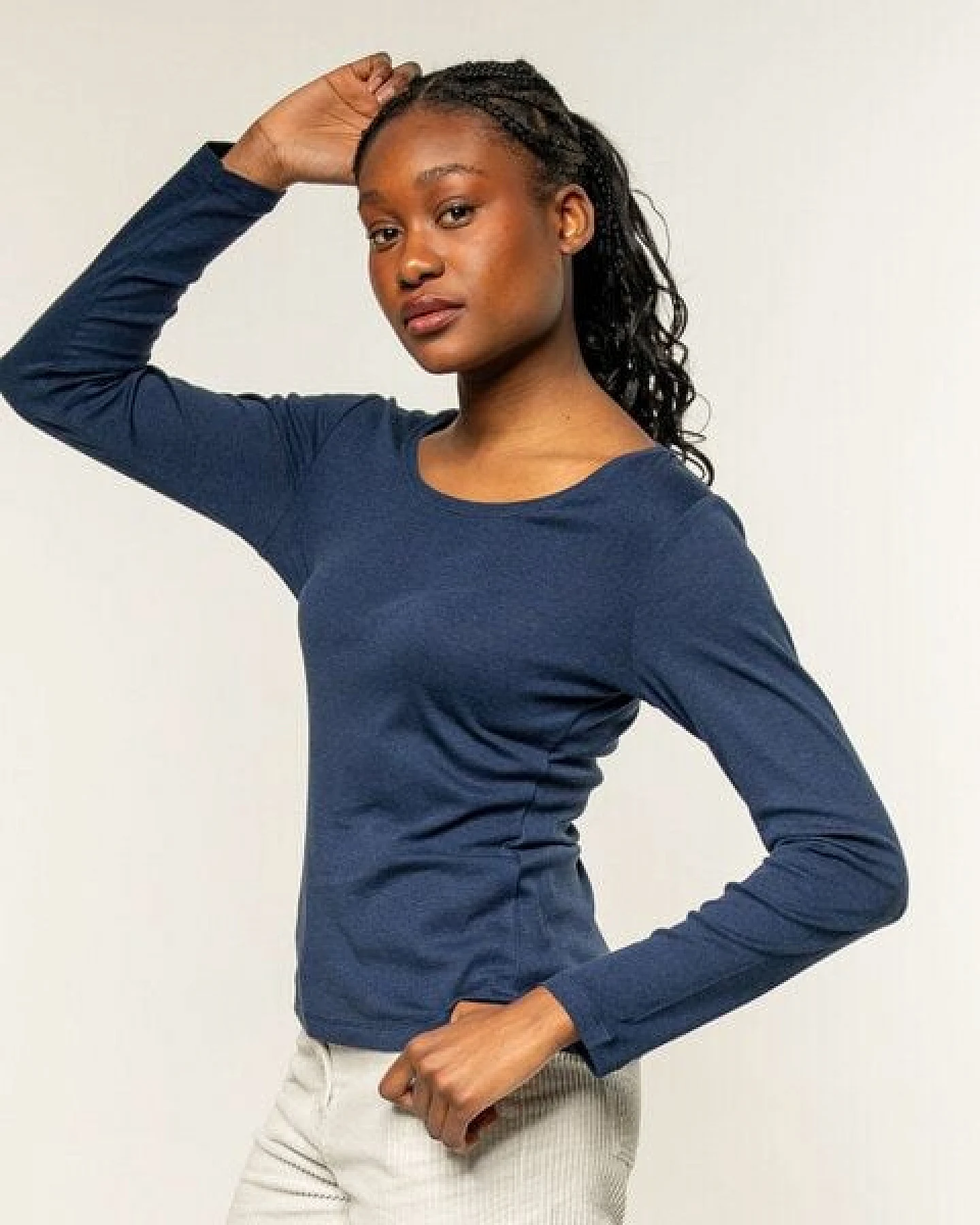 Alma & Lovis Ringel-Jerseyshirt aus Bio-Baumwolle – Ansicht 3