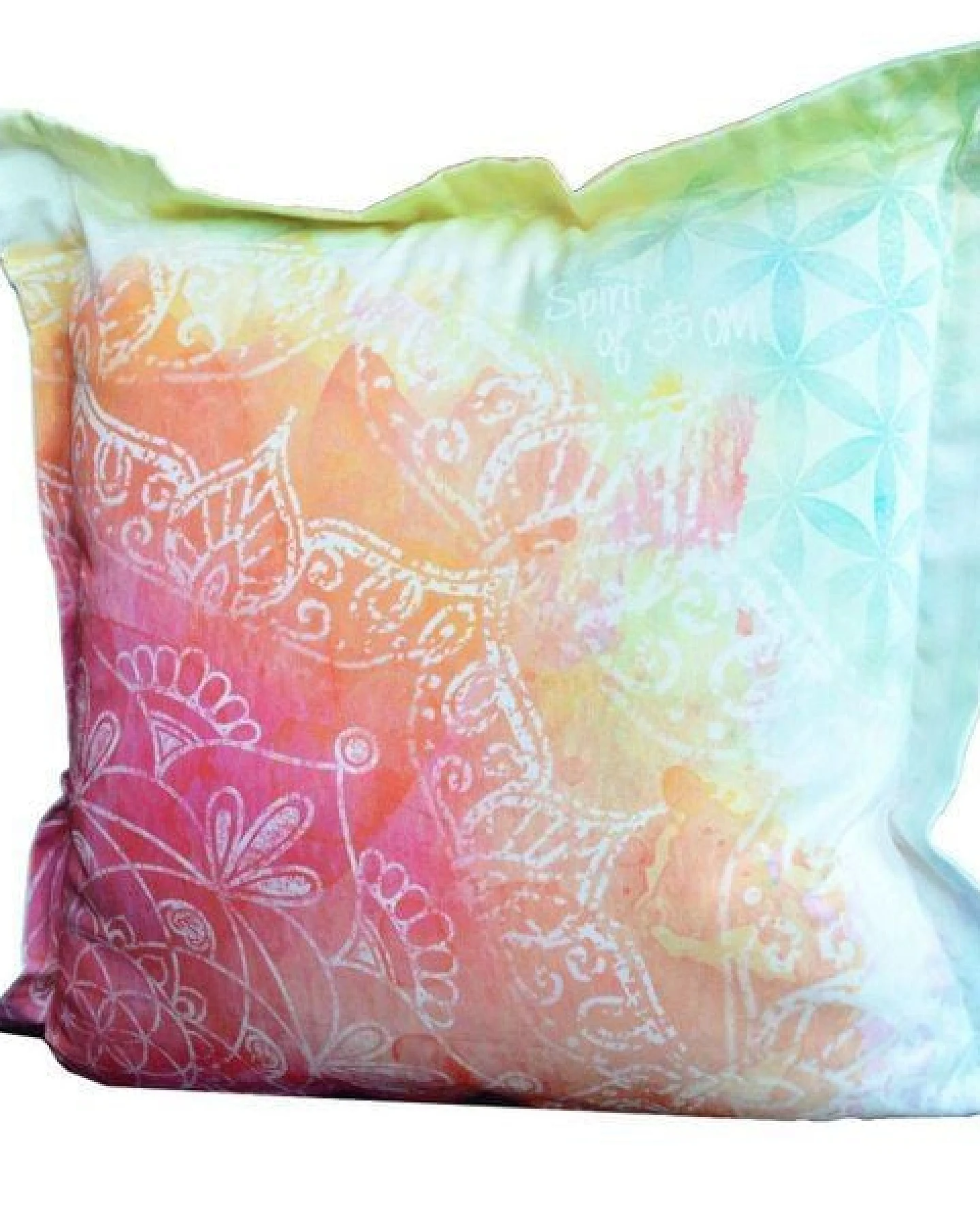 The Spirit of OM Kissenbezug Faszination rainbow, div. Größen – Ansicht 2