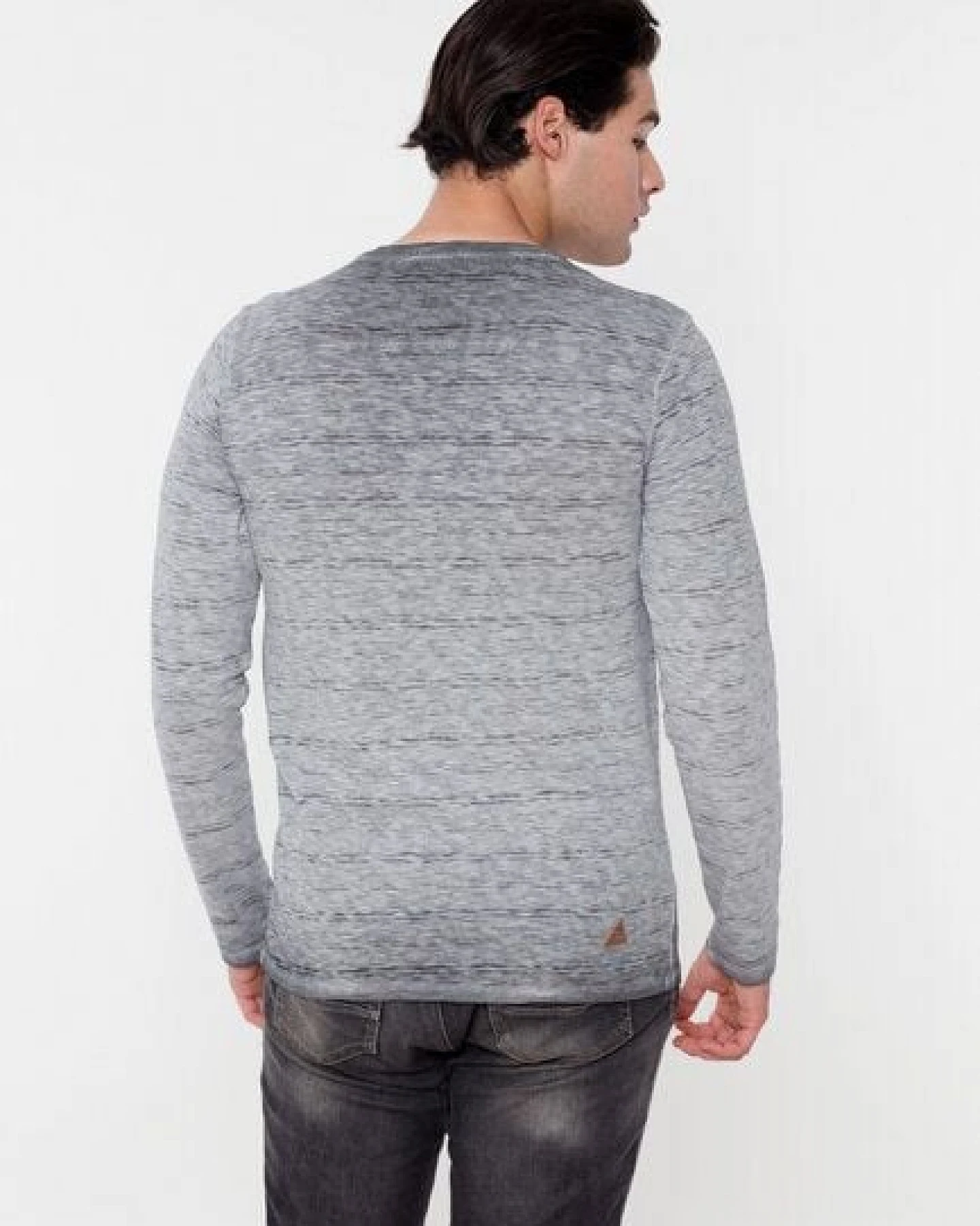 ORGANICATION MOR-4067 HERREN GARMENT DYED LANGARM T-SHIRT – Ansicht 3