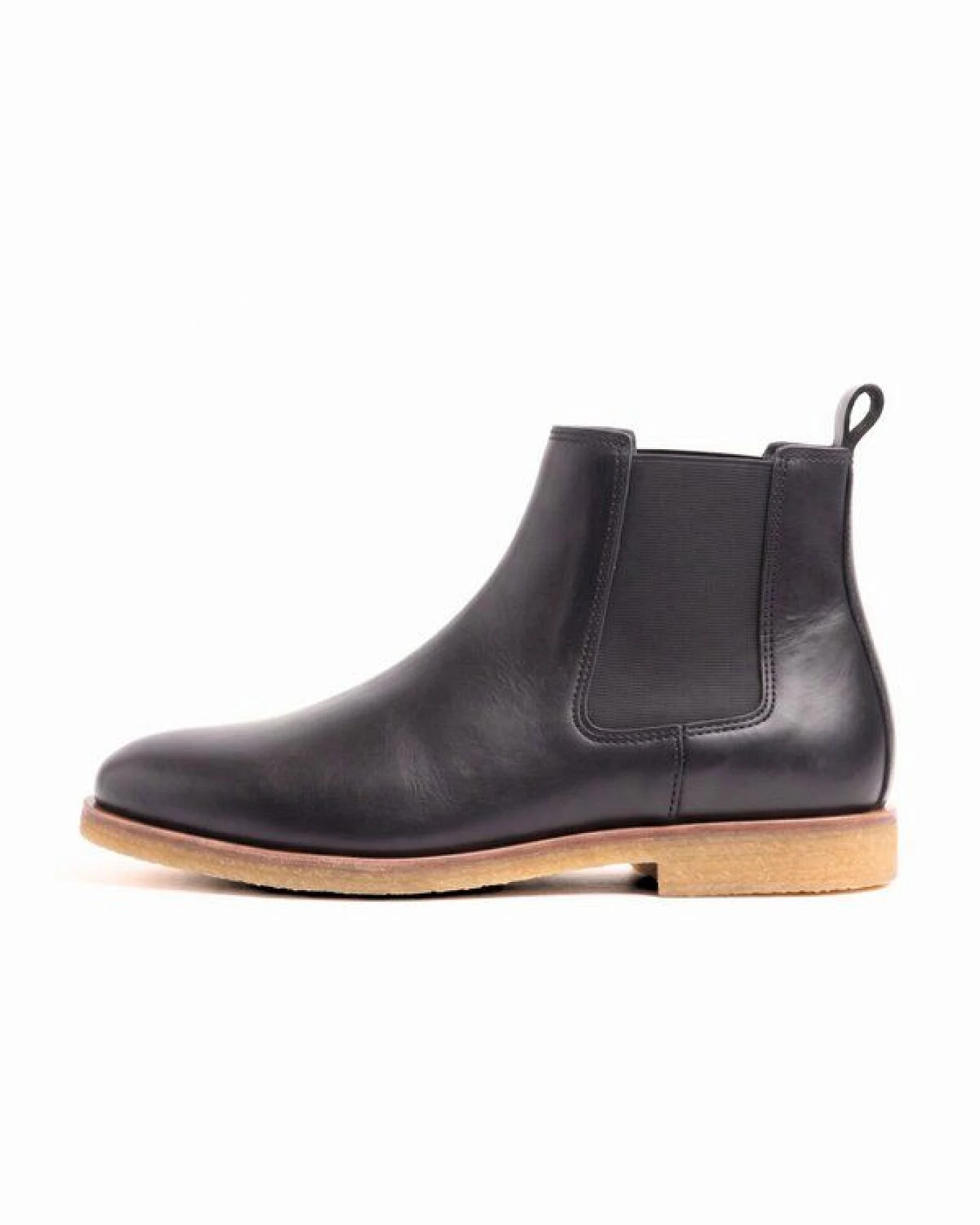 SORBAS '88 Leder Chelsea Boots in Schwarz – Ansicht 2