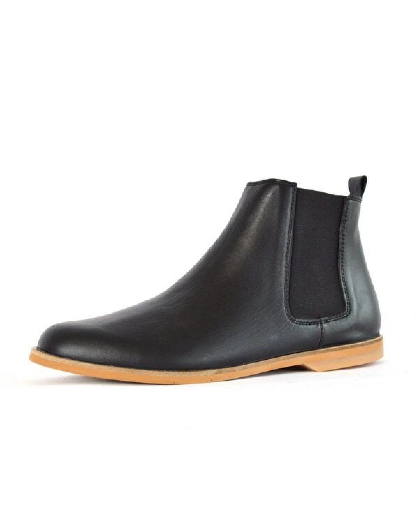 SORBAS '88 Leder Chelsea Boots in Schwarz – Ansicht 4