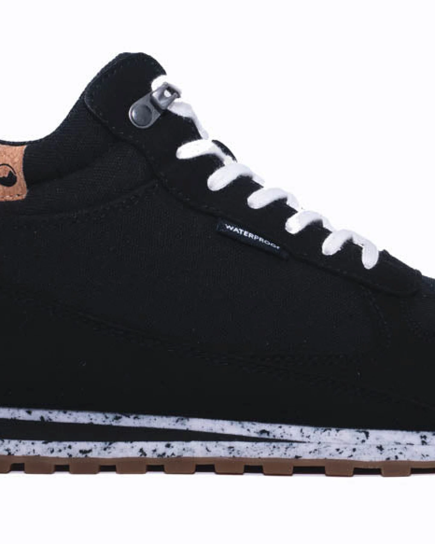 SAOLA Damen vegan Sneaker Damen Alta Vibram Wasserdicht Schwarz – Ansicht 2
