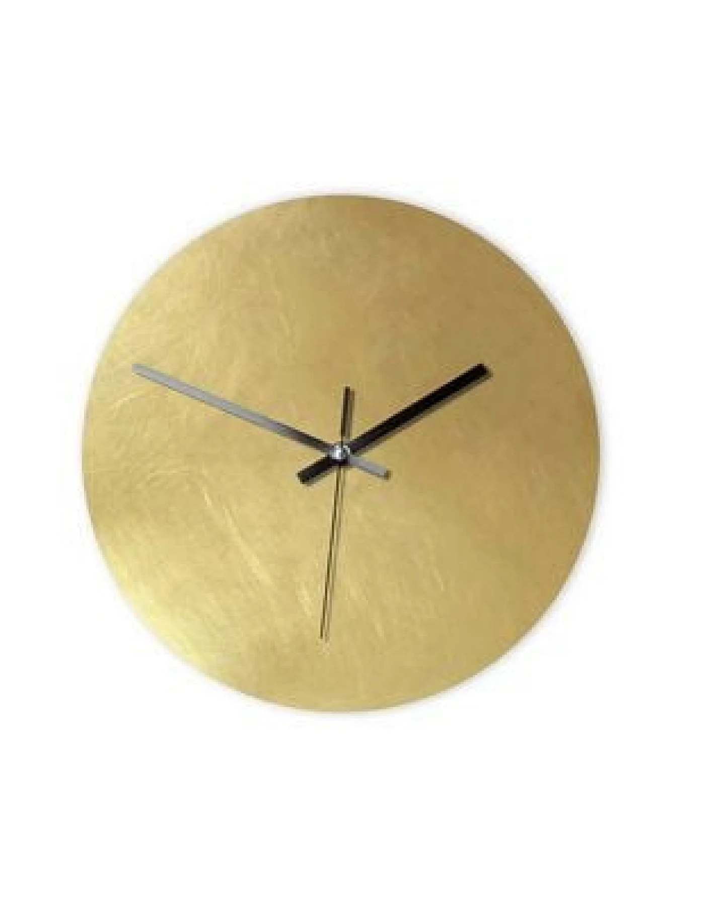 Calvill Lautlose Wanduhr aus reinem Messing – Ansicht 4