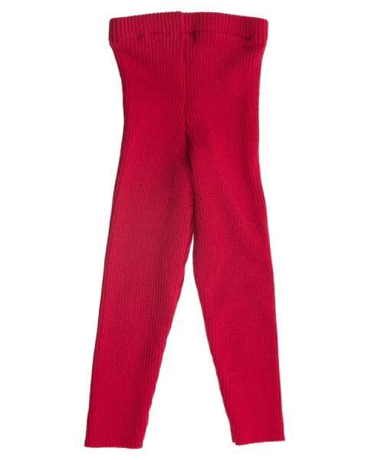 Reiff gestrickte Rippenleggings Merino-Schurwolle kbT.
