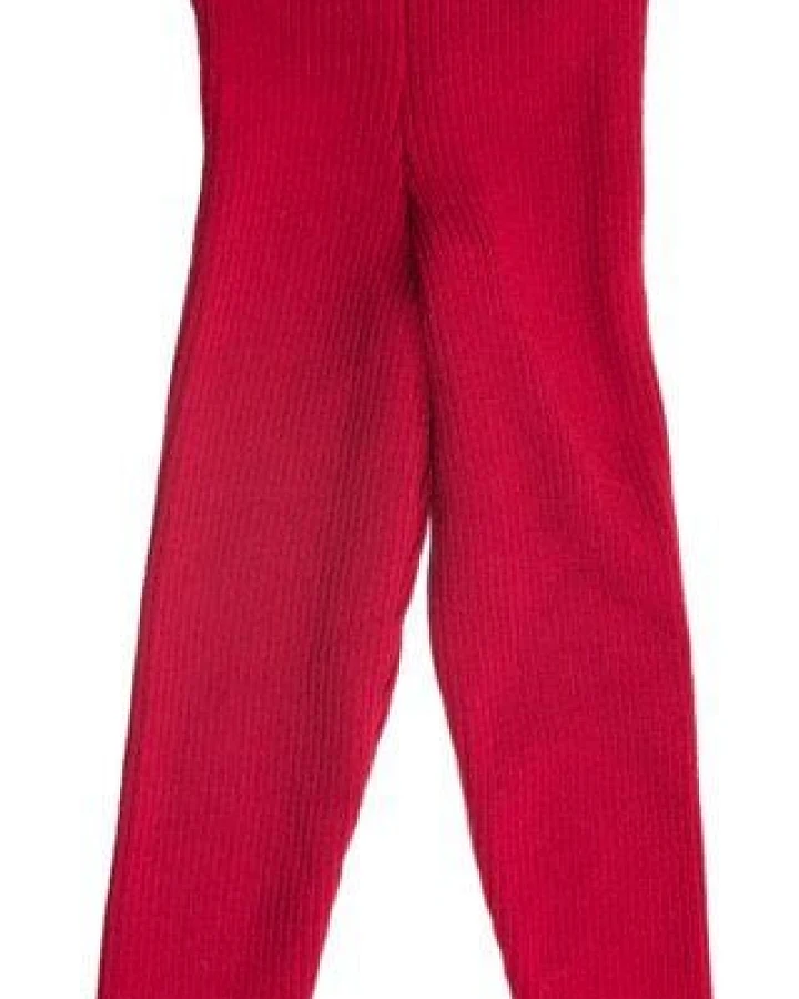 Reiff gestrickte Rippenleggings Merino-Schurwolle kbT.