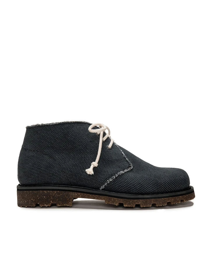 NAE Herren vegan Desert Boots Peta Schwarz