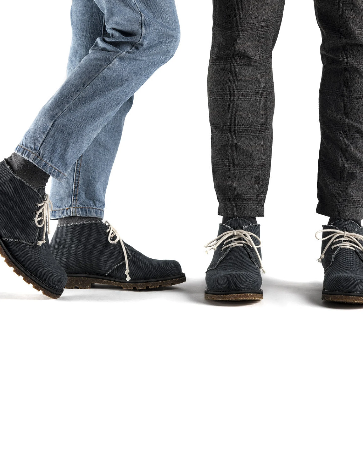 NAE Herren vegan Desert Boots Peta Schwarz – Ansicht 2