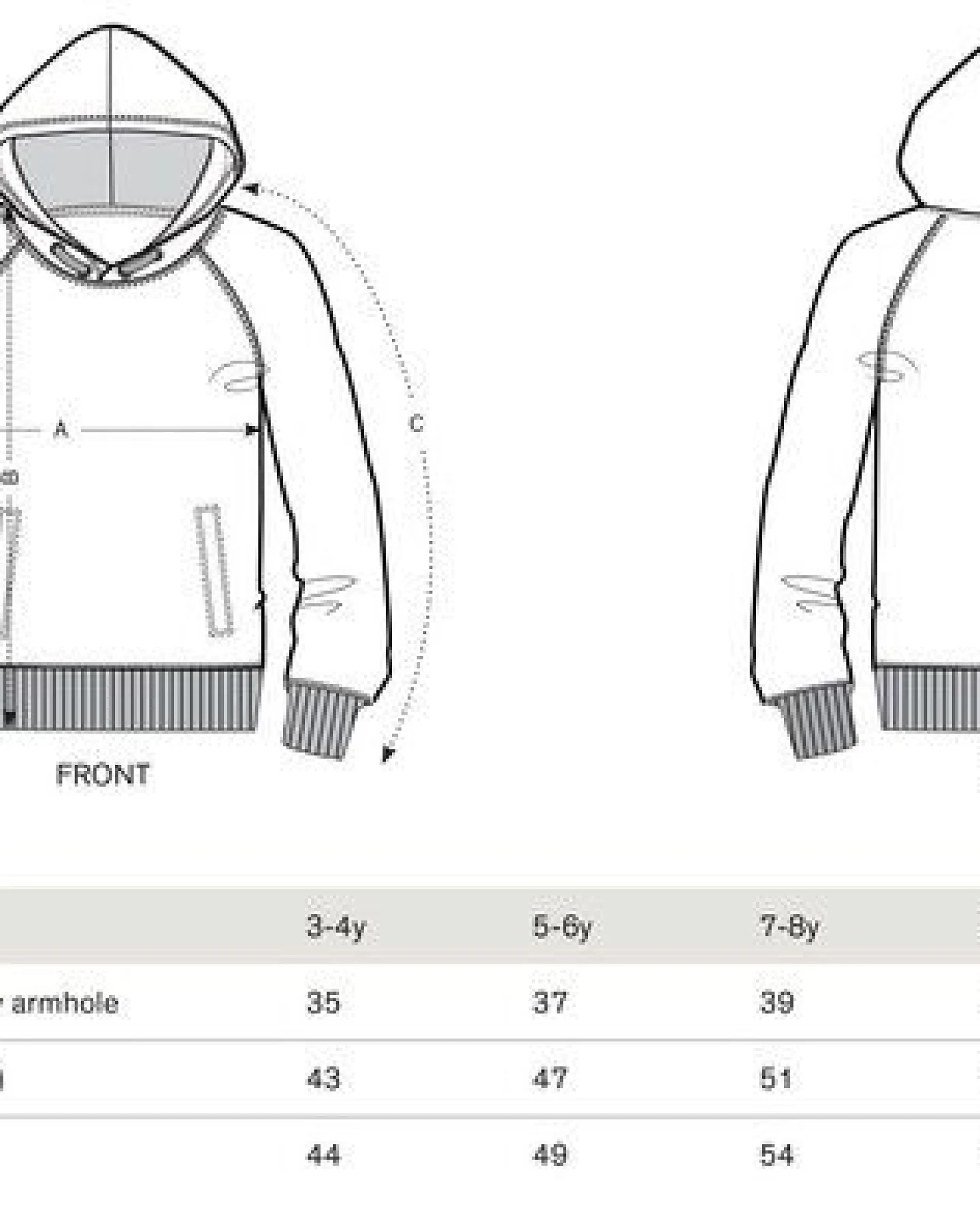 University of Soul Unisex Kids Hoodie "Hungry" – Ansicht 2