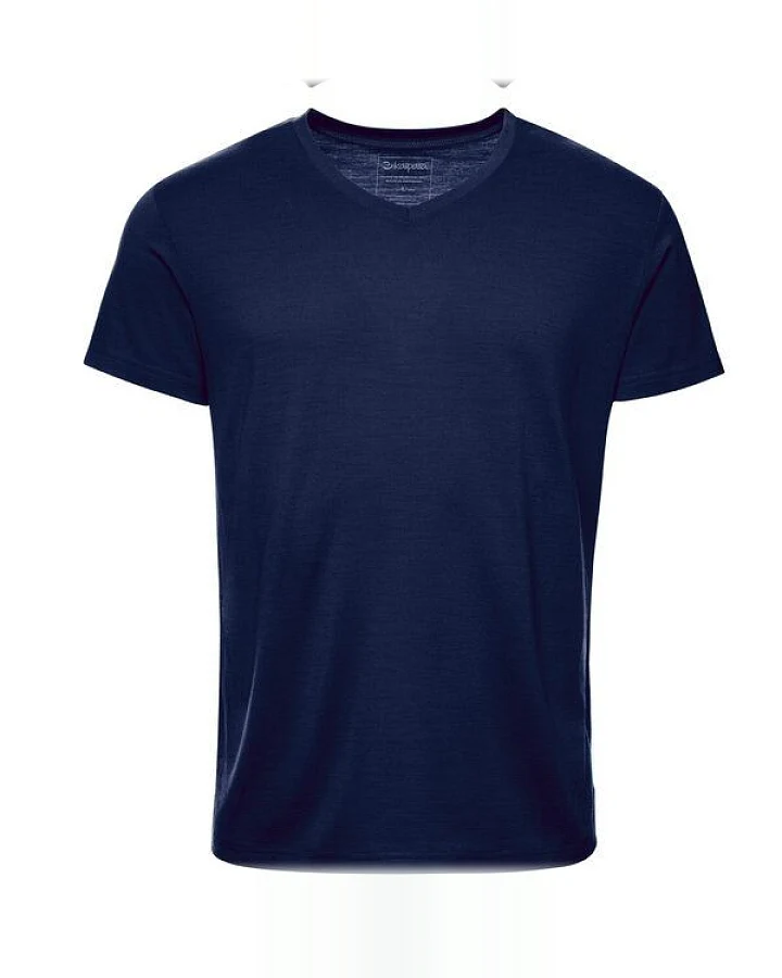 Kaipara - Merino Sportswear Merino Shirt Herren Kurzarm Regular V-Neck 200