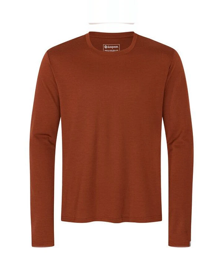 Kaipara - Merino Sportswear Herren Merino Shirt Langarm Regularfit 200