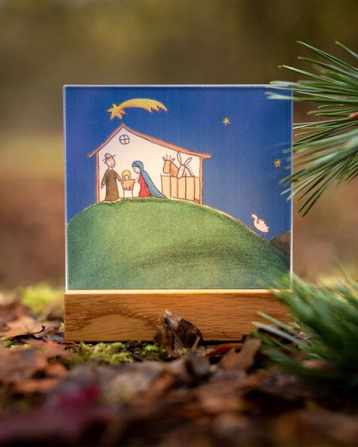 klotzaufklotz Weihnachtskrippe Mini Landschaft