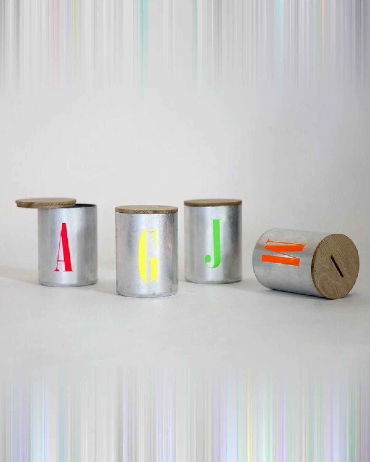 werkvoll by Lena Peter Upcycling Dose FIRE silber NEON - recycelte Feuerlöscher – Ansicht 3