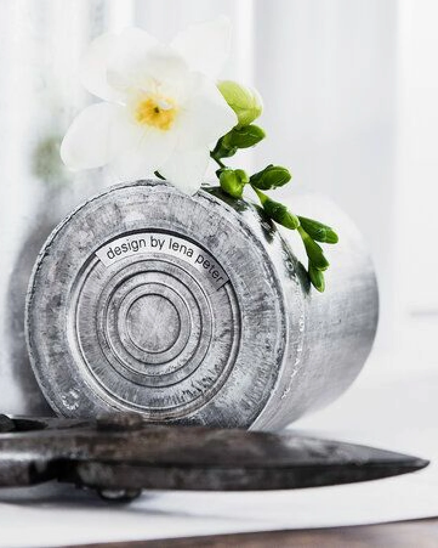 werkvoll by Lena Peter Recycling Blumentopf FIRE - Upcycling Gasflaschen – Ansicht 3