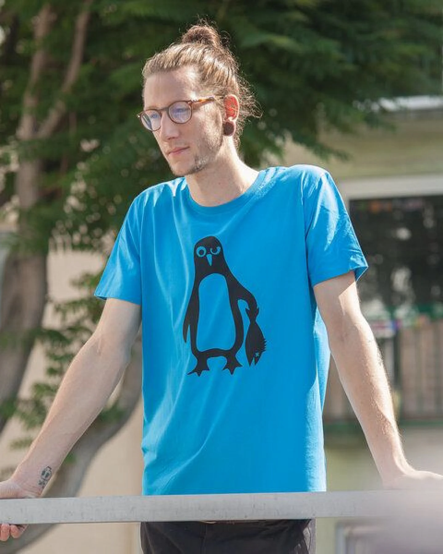 päfjes Pinguin Paul - Fair Wear Männer Bio T-Shirt – Ansicht 2