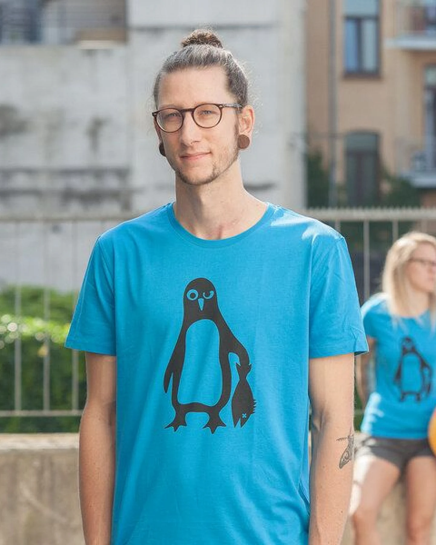 päfjes Pinguin Paul - Fair Wear Männer Bio T-Shirt – Ansicht 2