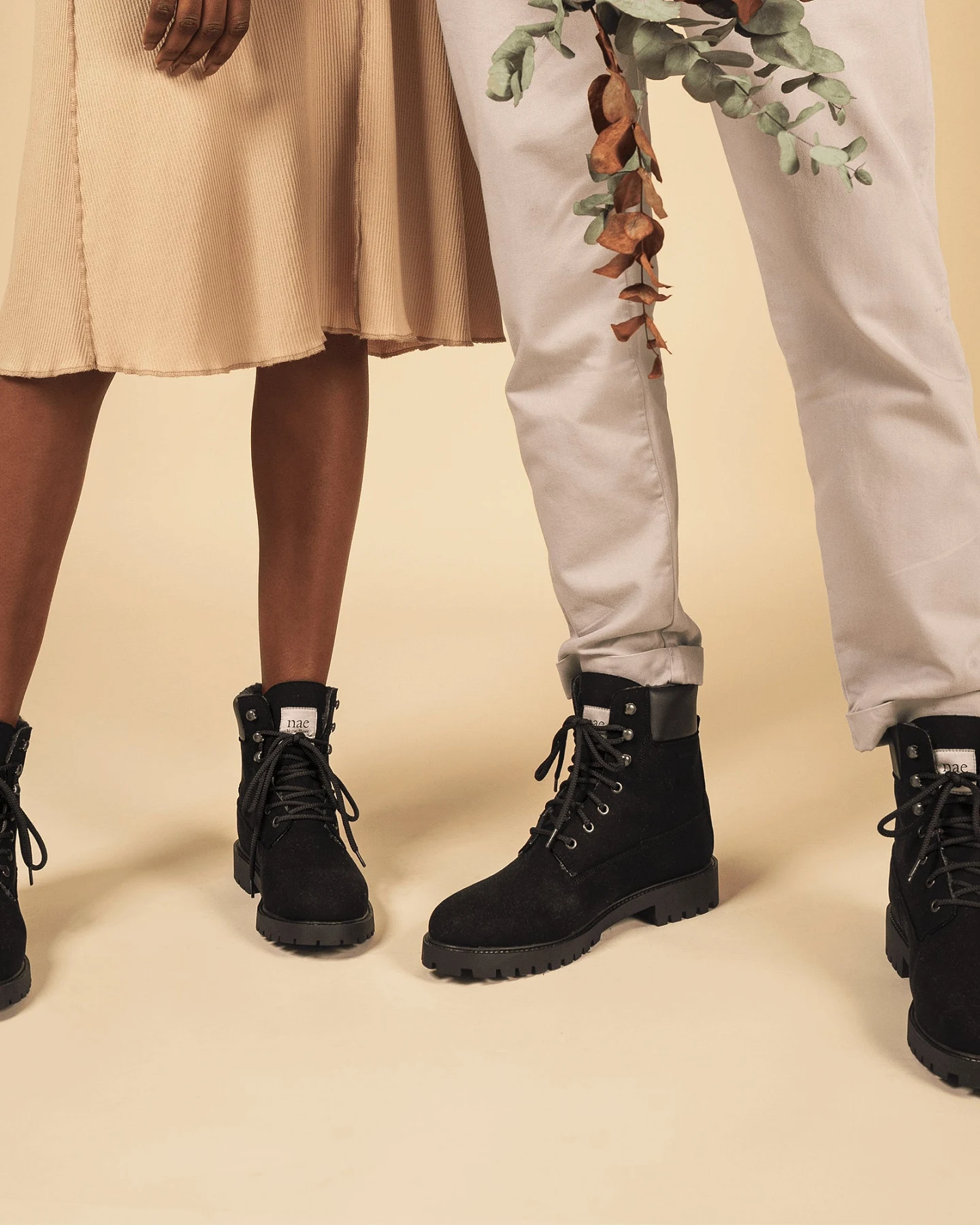 NAE Herren vegan Stiefel Gadea Schwarz – Ansicht 2