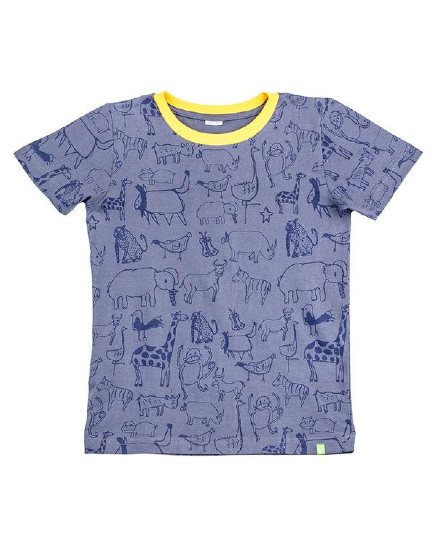 Kipepeo-Clothing Kinder T-Shirt WANYAMA charcoal grau – Ansicht 2