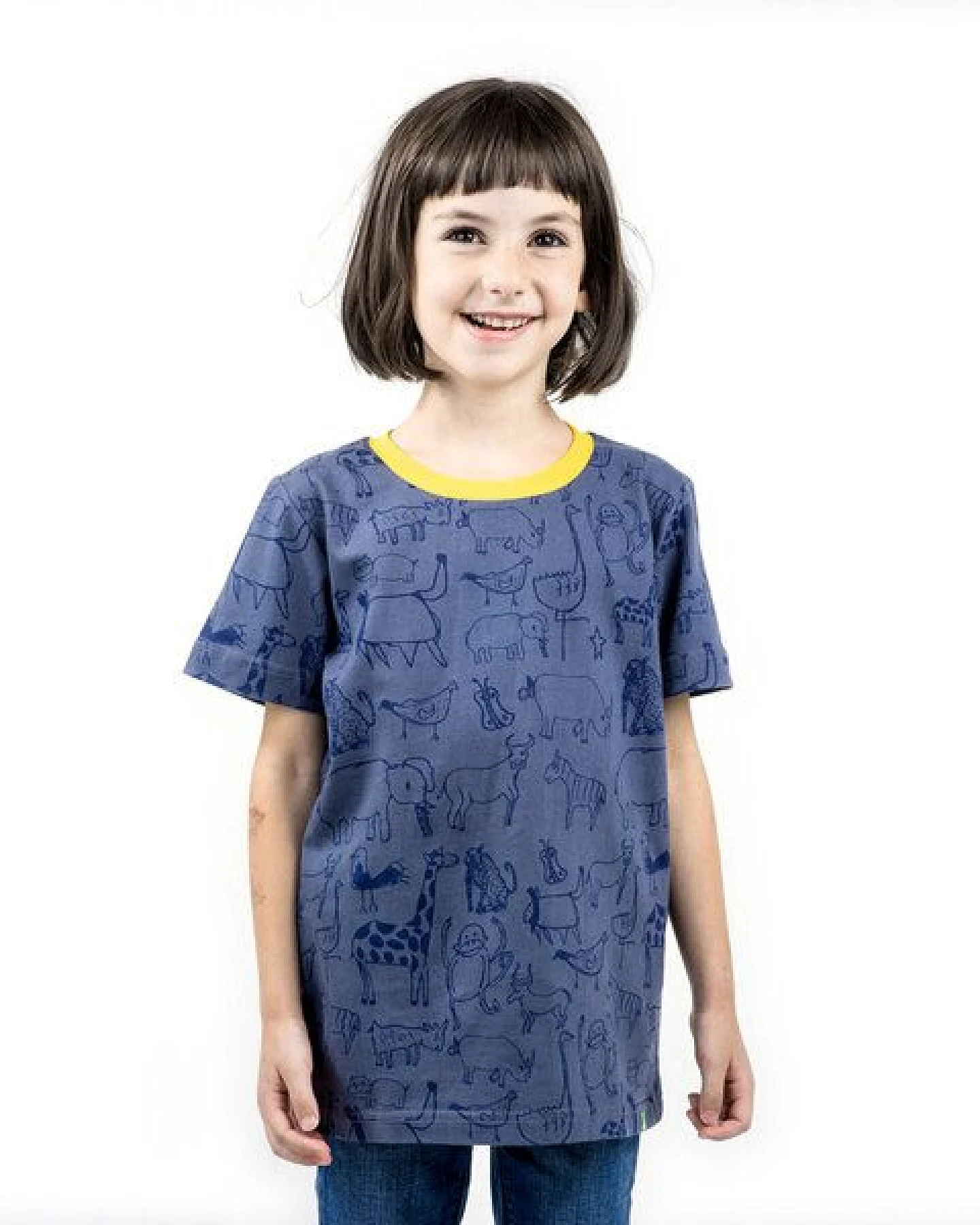 Kipepeo-Clothing Kinder T-Shirt WANYAMA charcoal grau – Ansicht 3